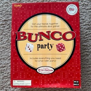 Bunco Party Dice Game 2 to 12 Players 2004 Fundex Ages 8+ New & Sealed